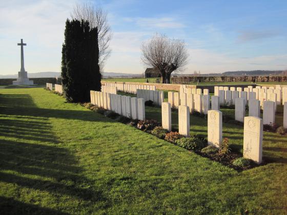 NINE ELMS BRITISH CEMETERY