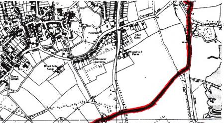 Stints 33-39 take us from the end of Broadnook Spinney along the public footpath, Blue Gate Lane, to emerge on the old A6, now the slip road to Rothley, over the by-pass following the field hedgerows to stop on the banks of the River Soar where the boundary is the centre of the river. Our stints are now numbered R1 onwards. Stint R1 is where is gets very interesting and confusing. The boundary turns under the wooden bridge towards Cossington Mill but immediately turns down the centre of the weir to the stone bridge over Cossington Lane to join up with the canal at the end of the garden of Osier Villa.