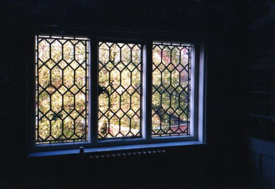 An original window overlooking Fowke Street. 2002