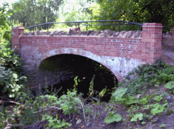 The new bridge in July 2008