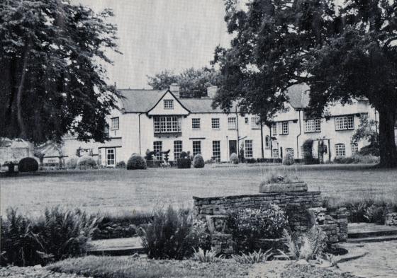 Looking from the half-moon pond in 1965. The lion heads were removed/stolen like so many of the ornamental features in this lovely garden.