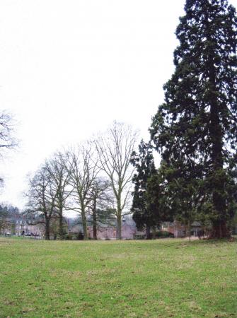 Looking to Rothley Court Hotel with Westfield Lane to the right. February 2005