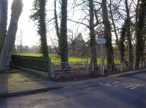 Site 124 Field adjoining 34 Homefield Lane. Looking from Homefield Lane to Rothley Brook. February 2007