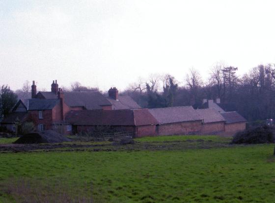 Westfield Farm in winter from The Ridgeway. February 2008