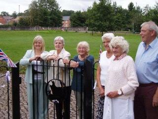 THE RIBBON WAS CUT IN AUGUST 2014
l to r: Maxine Court, Monica Bunney, Ann Harmer, Rose Squire, Joan Widdowson, John Harmer