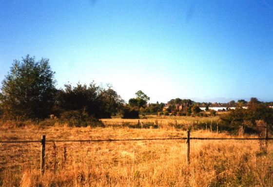 Site 167 Looking from Site 190 Homefield 2 on Homefield Lane with Site 167 Brook Field over the Rothley Brook. Mountsorrel Lane to the rear. October 2003