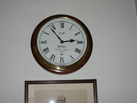 The Station Master's Clock inside his office.