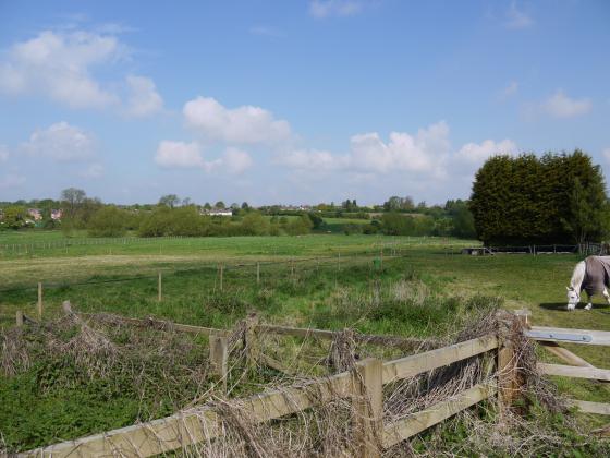 Looking from Homefield Lane to Mountsorrel Lane. May 2013