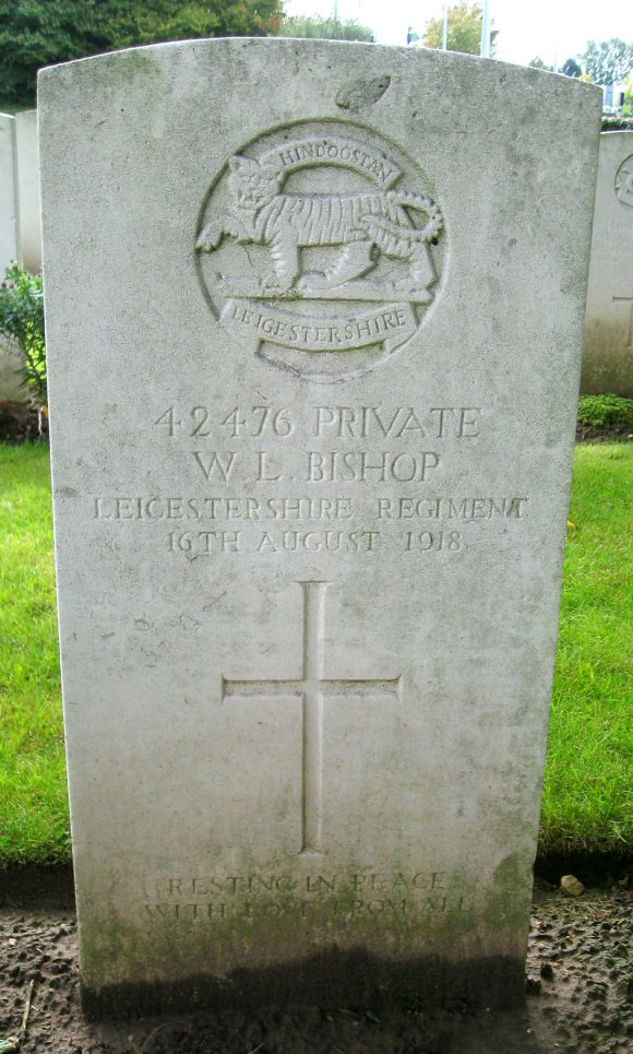 Private 42476 Walter Leslie Bishop