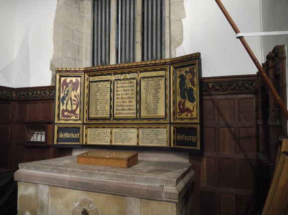 Showing the Kyngston Tomb

The estimate for adding the names for World War 2 casualties is shown below