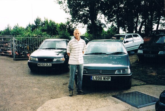 Mountsorrel Cars, by the side of Hilltop Garage, Loughborough Road, Rothley. 2003